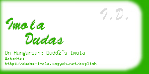 imola dudas business card